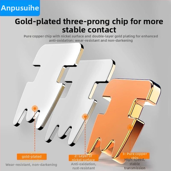 RJ45 jungtis su 8 laidiniais iš gryno vario, auksuoti kontaktai, suderinama su Cat5e/Cat6, didelio greičio perdavimas