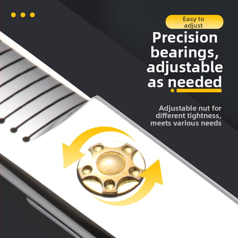 Set de foarfece pentru îngrijire animale de companie — design curbat, lamă zimțată, finisaj fin (Brand: Hanchuang; Material: oțel inoxidabil 440C; Lamă zimțată; Formă: curbat; Finisaj: fin)