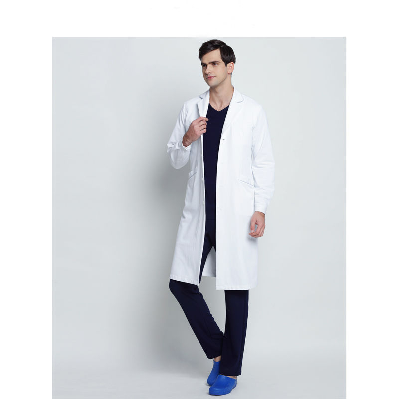 Set unisex de uniformă medicală, top cu mânecă 3/4 și guler de blană, pantaloni capri, țesătură chenille cu spandex, protecție împotriva radiațiilor