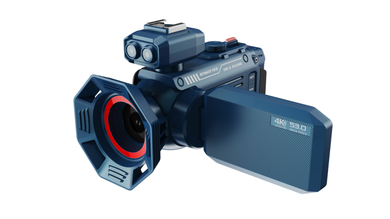 Viskas viename 4K WiFi kamera su 50x optiniu priartinimu, CMOS jutiklis, 3,0 colių LCD