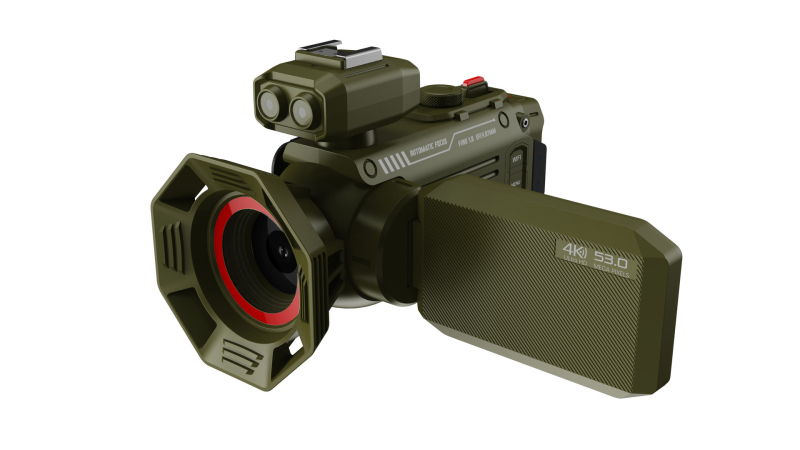 Viskas viename 4K WiFi kamera su 50x optiniu priartinimu, CMOS jutiklis, 3,0 colių LCD