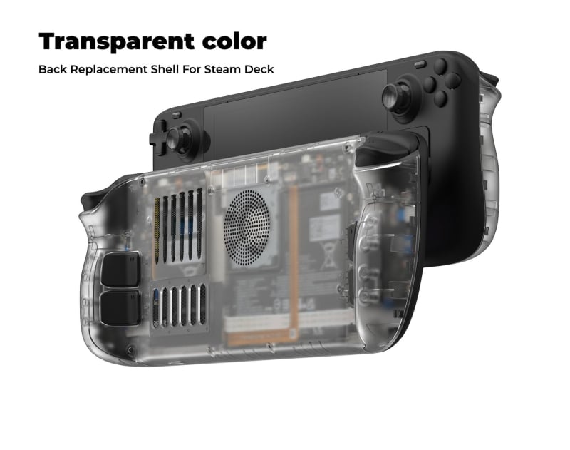 Zaštitni stražnji kućište za Steam Deck OLED s hlađenjem i zaštitom od prašine (Model KLSD004)