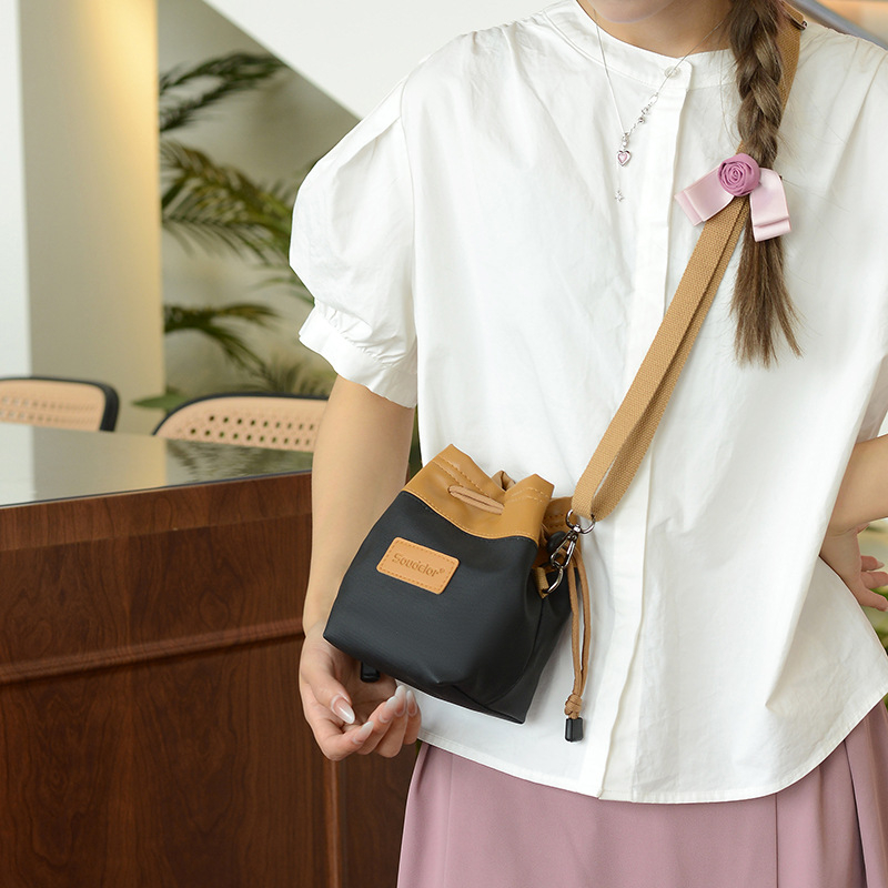 Τσάντα για Mirrorless κάμερα — υπερ-ελαφριά PU, αδιάβροχη, στυλ τσάντας χεριού, καμπύλη ιμάντας ώμου, κατάλληλη για SLR και φακούς