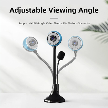 HD webkamera datoram, 720p, USB 2.0 bez draiveriem, iebūvēts mikrofons, platleņķa objektīvs