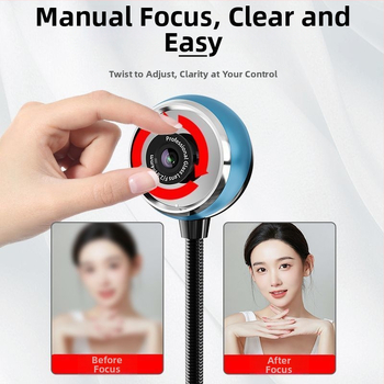 HD webkamera datoram, 720p, USB 2.0 bez draiveriem, iebūvēts mikrofons, platleņķa objektīvs