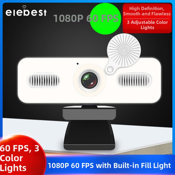 4K USB tīmekļa kamera konferencēm, 3840x2160, 30fps, automātiska fokusa, iebūvēts mikrofons, bez draiveriem.