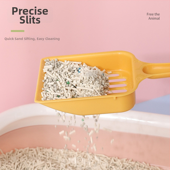 Lopată pentru nisip de pisică Mengcheng PP – universală, marcă privată autorizată