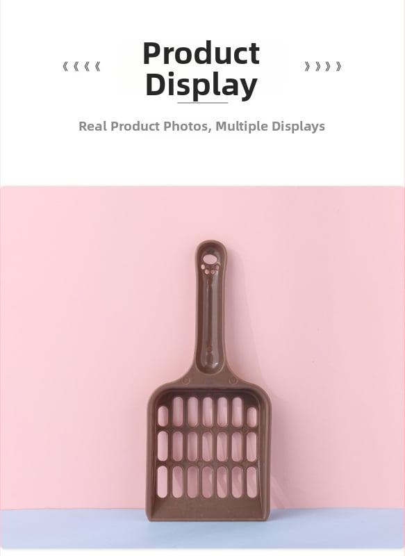 Lopată pentru nisip de pisică Mengcheng PP – universală, marcă privată autorizată