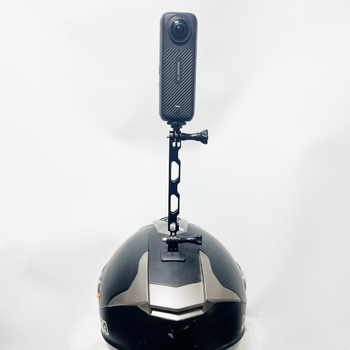 GP24 Tijă de extindere universală din aliaj de aluminiu pentru montarea camerei pe bicicletă (set de 3 piese, logo disponibil)