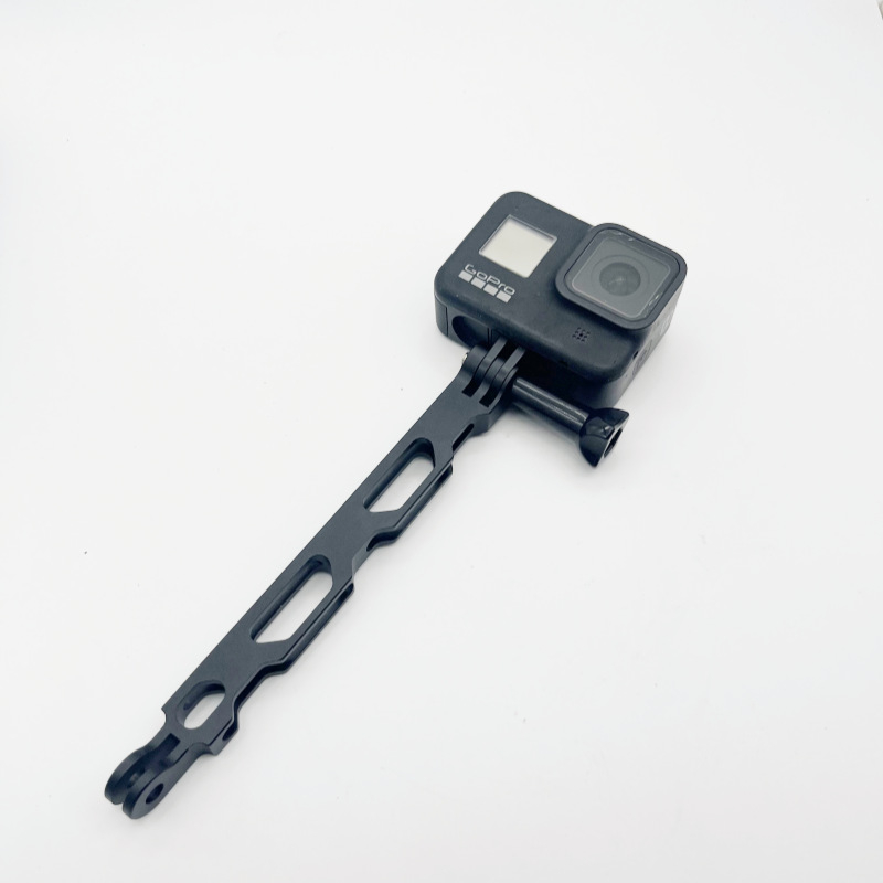 GP24 Tijă de extindere universală din aliaj de aluminiu pentru montarea camerei pe bicicletă (set de 3 piese, logo disponibil)