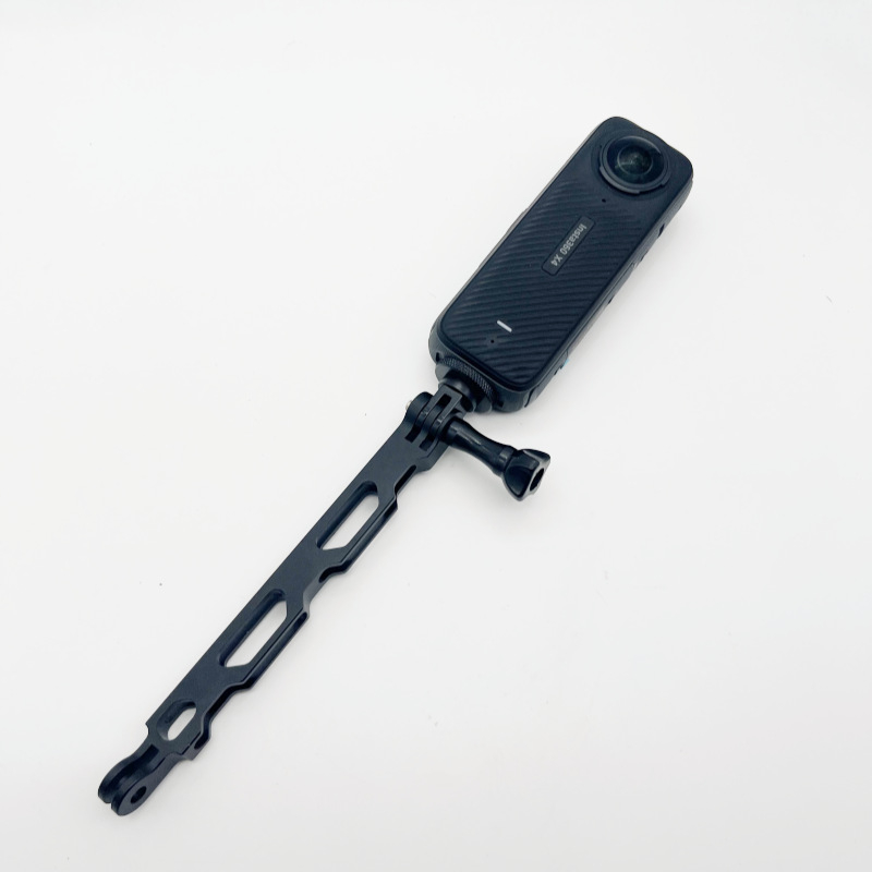 GP24 Tijă de extindere universală din aliaj de aluminiu pentru montarea camerei pe bicicletă (set de 3 piese, logo disponibil)