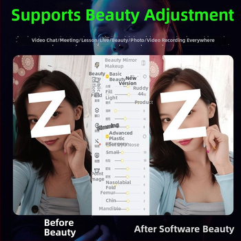 Išmani PTZ kamera staliniam kompiuteriui, 4K raiška, 800K jutiklis, USB 2.0