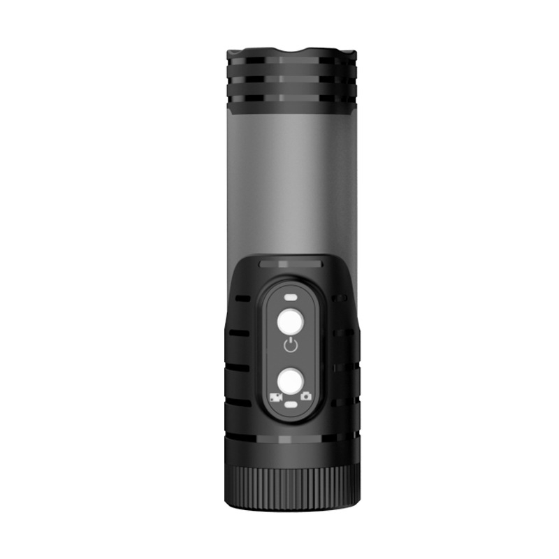 Каска камера с фенер-стилен корпус: 4K видеозапис, 8MP сензор, IP66 водоустойчив, 1600mAh батерия, WiFi