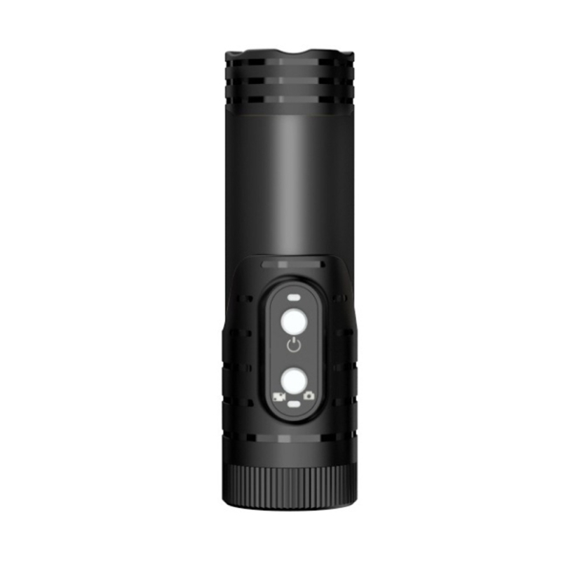 Каска камера с фенер-стилен корпус: 4K видеозапис, 8MP сензор, IP66 водоустойчив, 1600mAh батерия, WiFi
