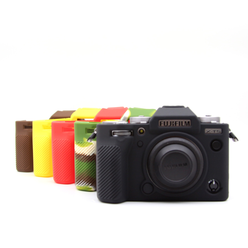 Силиконов калъф за Fuji XT5 – защита срещу износване и удари; материал: силикон; съвместимост: Fuji XT5; комплект: 1 бр.