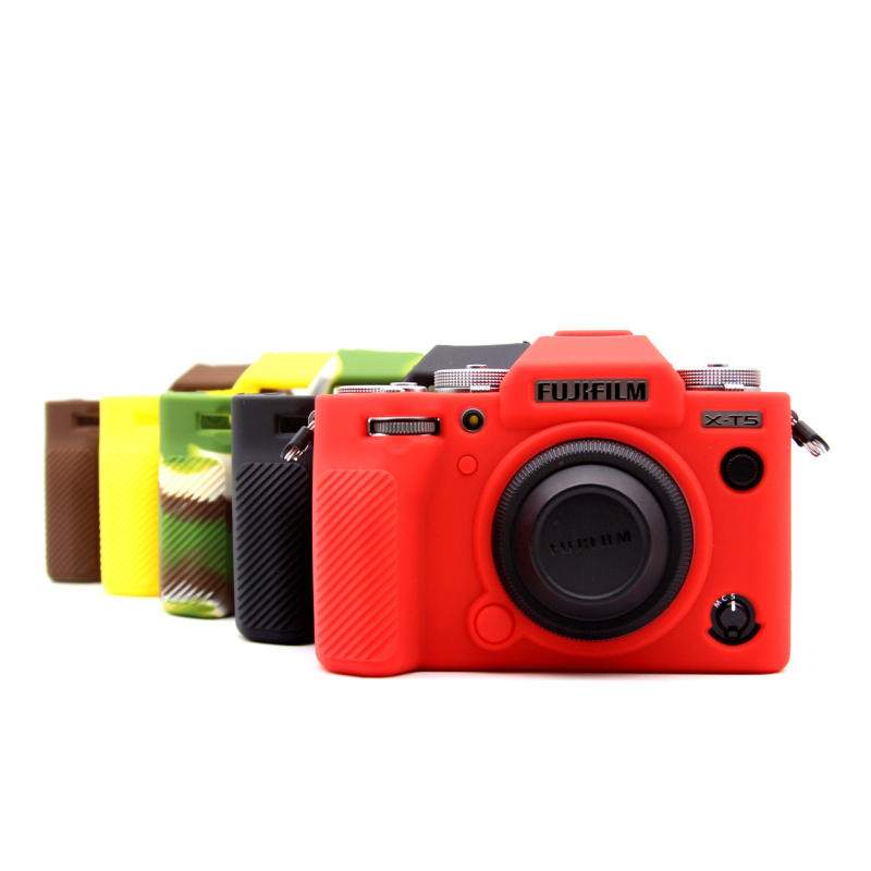 Силиконов калъф за Fuji XT5 – защита срещу износване и удари; материал: силикон; съвместимост: Fuji XT5; комплект: 1 бр.