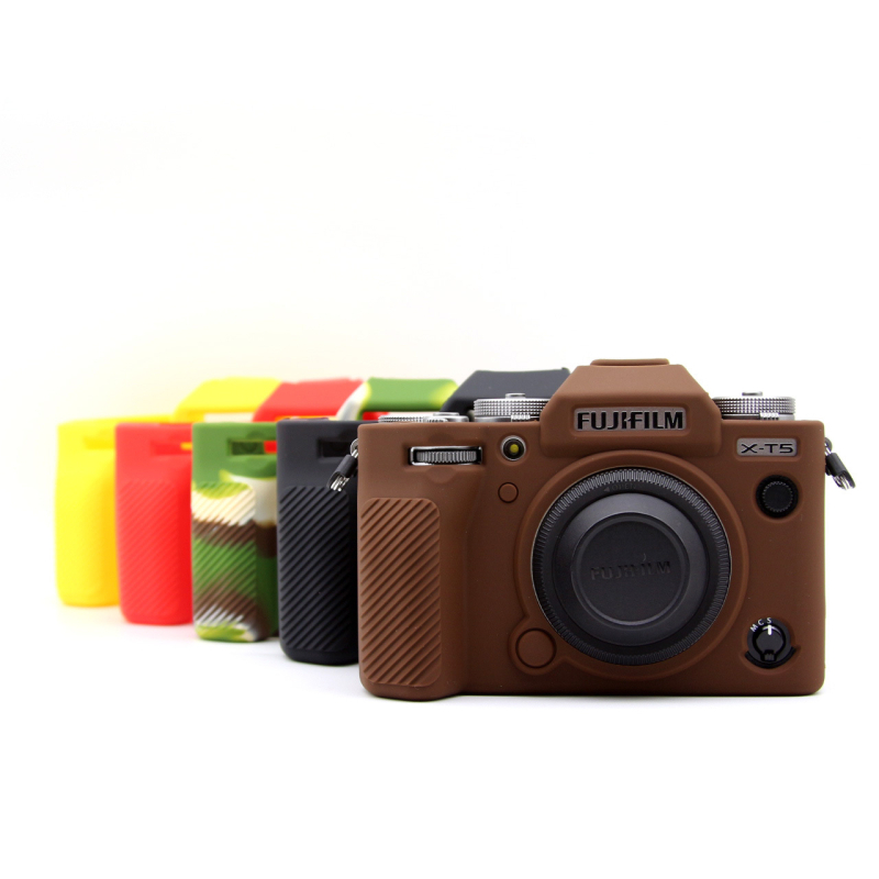 Силиконов калъф за Fuji XT5 – защита срещу износване и удари; материал: силикон; съвместимост: Fuji XT5; комплект: 1 бр.