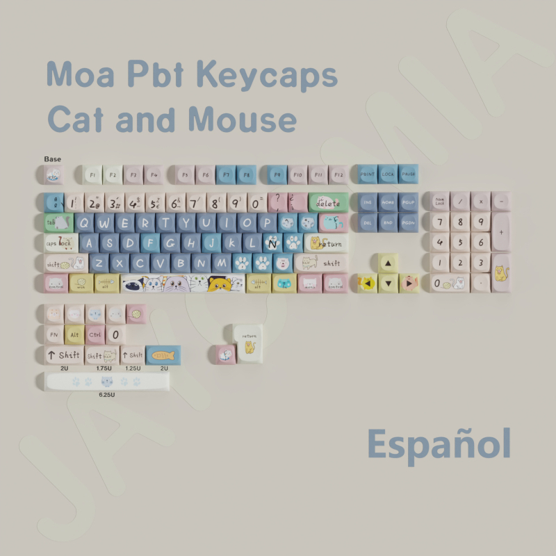 Σετ καπακιών PBT για μηχανικό πληκτρολόγιο, 123 πλήκτρα, πενταπλευρή θερμική μεταφορά, γενική συμβατότητα