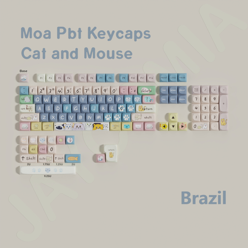 Σετ καπακιών PBT για μηχανικό πληκτρολόγιο, 123 πλήκτρα, πενταπλευρή θερμική μεταφορά, γενική συμβατότητα