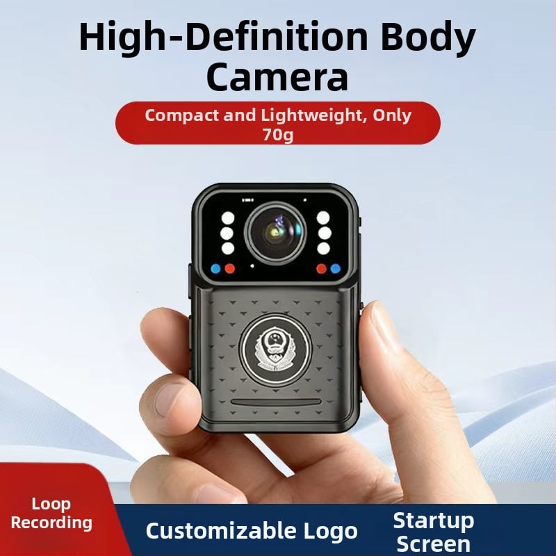 DSJ-H3 Krūtinės nešiojama policijos kamera su 10x optiniu priartinimu, 1080p vaizdas, naktinis matymas, 1,5-inch LCD, 3D mikrofonas