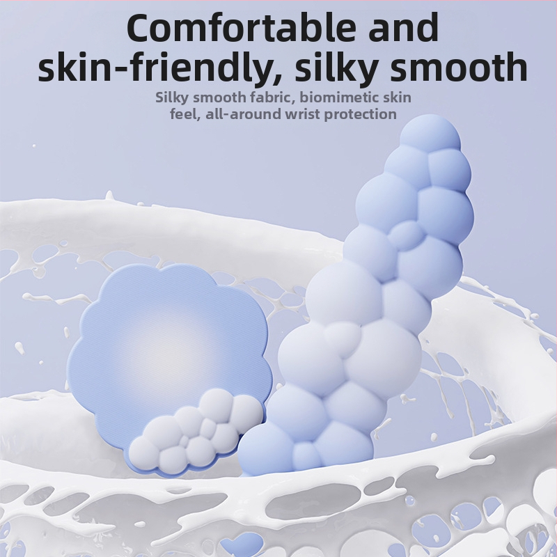 Birojai plaukstas balsts — mākoņu dizains, materiāls audums + putas + PU, nodilumizturīgs, iekļauts rokas balsts