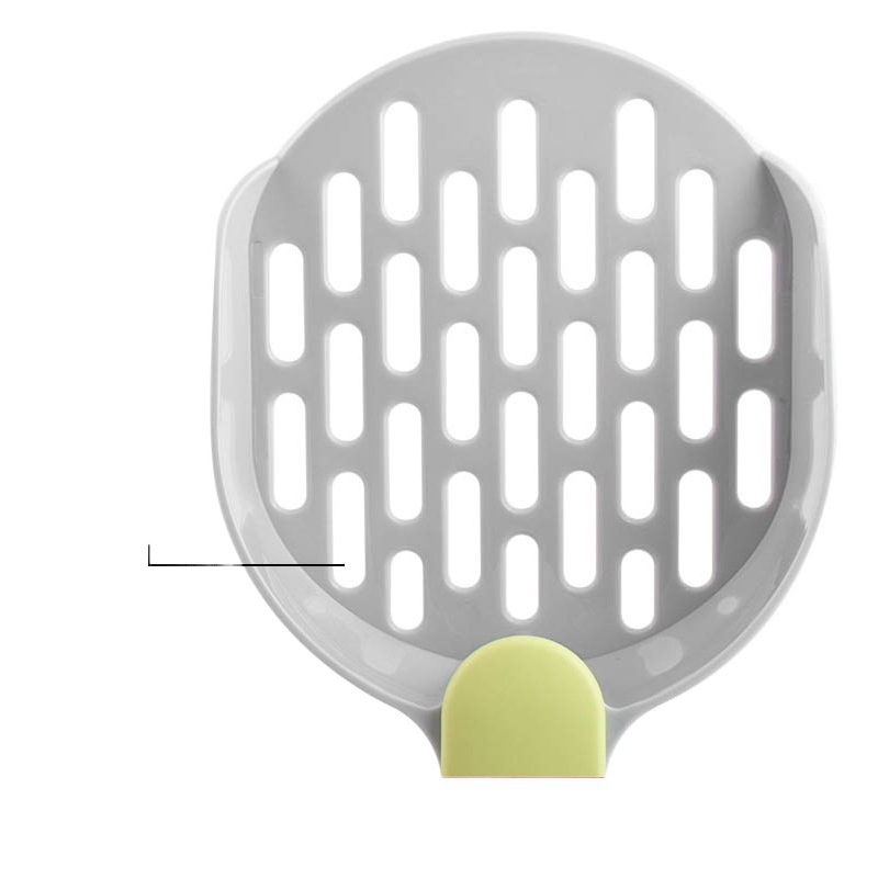 Lingură pentru nisip de pisici, din plastic, model A1P30, brand Fan yi, cu găuri fine și găuri îngroșate