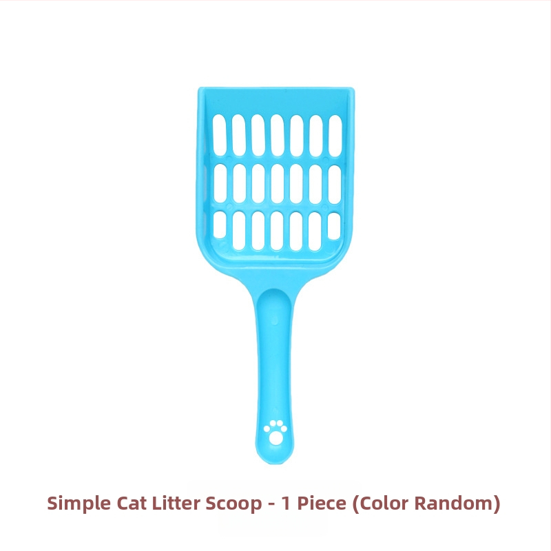 Lingură pentru nisip de pisici, din plastic, model A1P30, brand Fan yi, cu găuri fine și găuri îngroșate