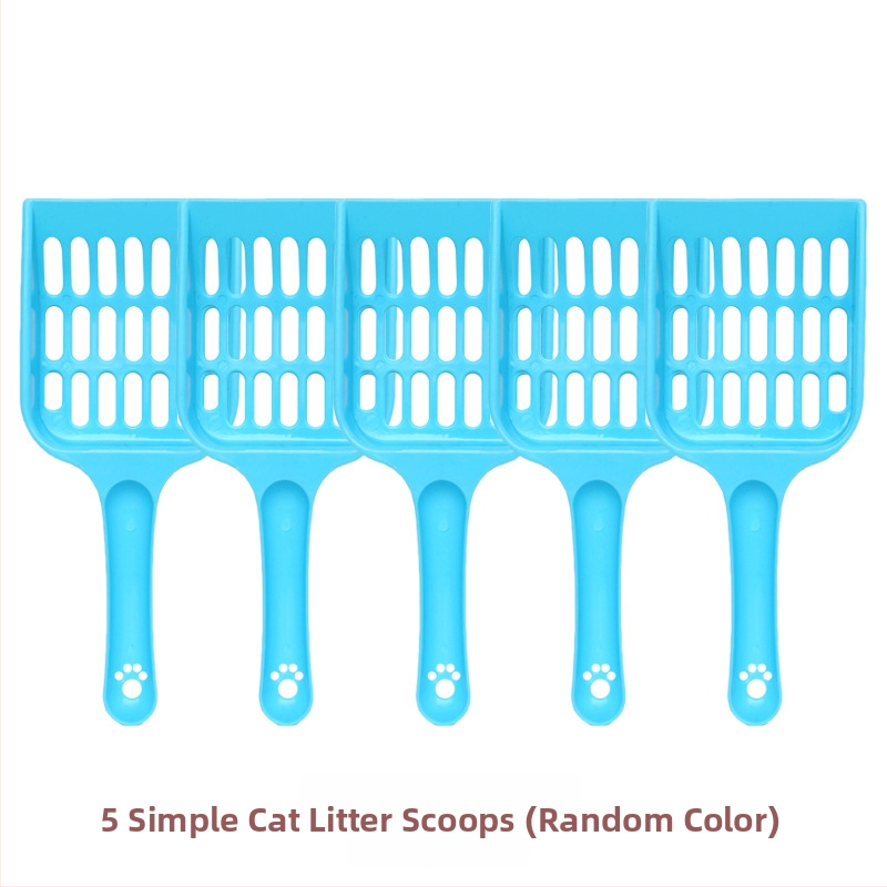 Lingură pentru nisip de pisici, din plastic, model A1P30, brand Fan yi, cu găuri fine și găuri îngroșate