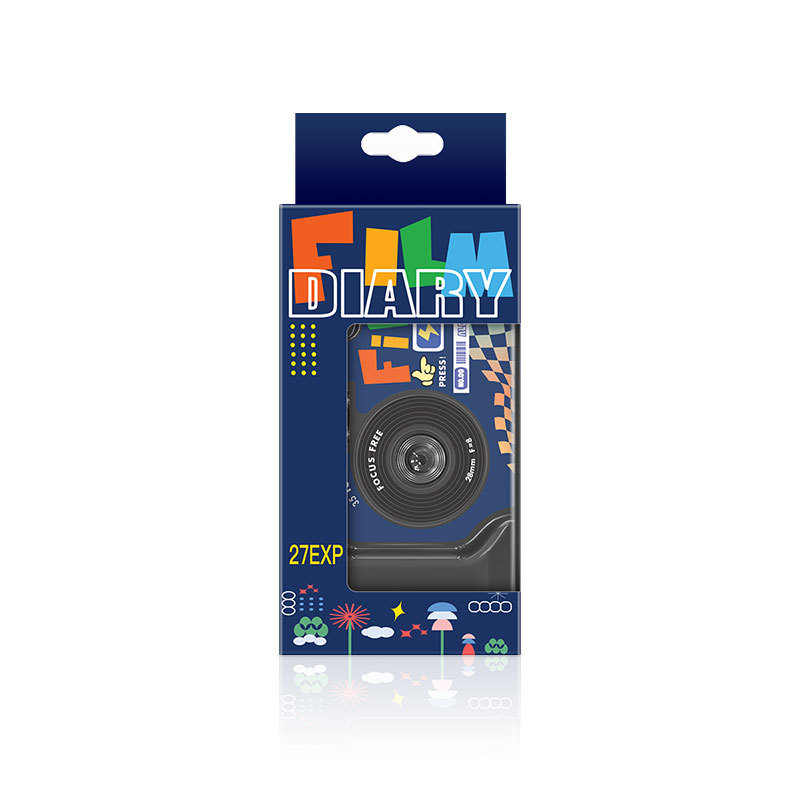 Cameră foto de unică utilizare, cu ochi mari, model retro 135, corp ABS, 5–12 MP, memorie încorporată, autonomie baterie peste 5 ore