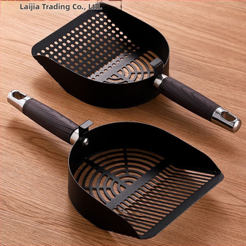 Lingură pentru nisip de pisică – design îngroșat, găuri fine, plastic durabil; brand Piece; pentru alte aplicații