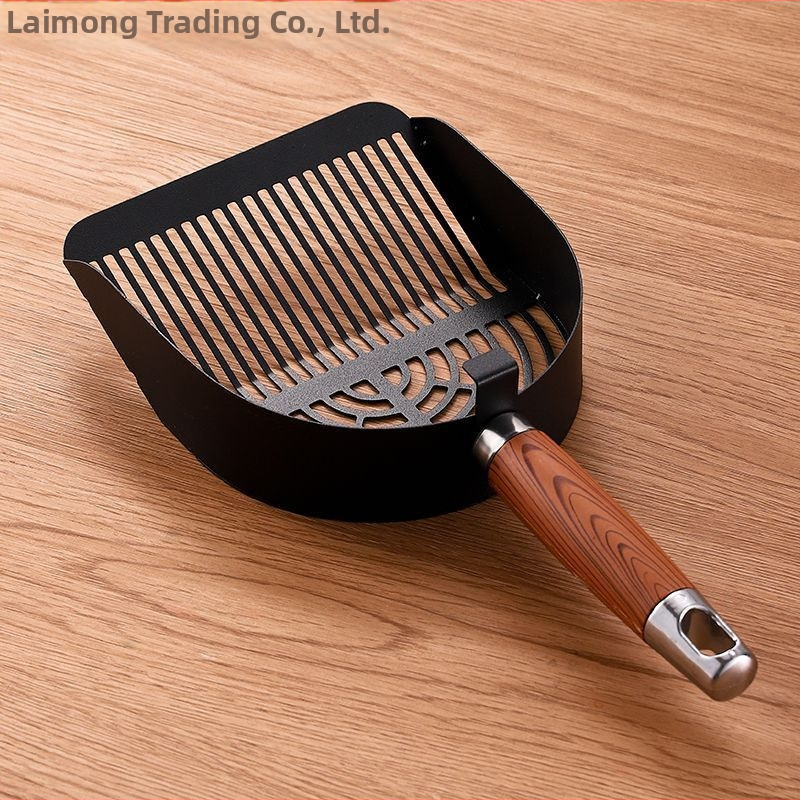 Lingură pentru nisip de pisică – design îngroșat, găuri fine, plastic durabil; brand Piece; pentru alte aplicații