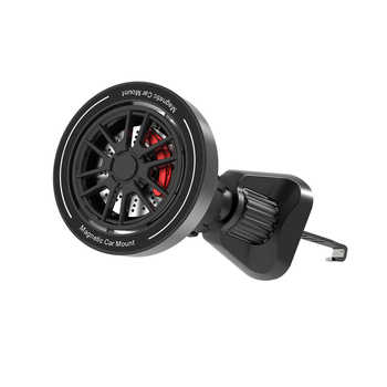 Βάση κινητού αυτοκινήτου MagSafe με μαγνητική προσκόλληση, αντιδονητική σταθεροποίηση и τοποθέτηση σε αεραγωγό ταμπλό για πλοήγηση