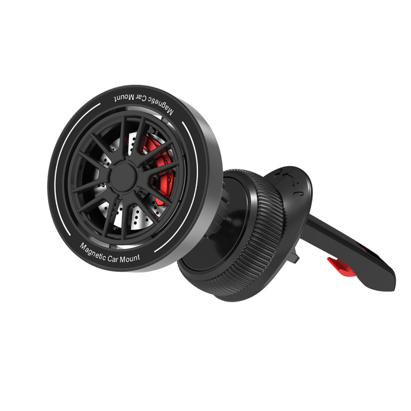 Βάση κινητού αυτοκινήτου MagSafe με μαγνητική προσκόλληση, αντιδονητική σταθεροποίηση и τοποθέτηση σε αεραγωγό ταμπλό για πλοήγηση