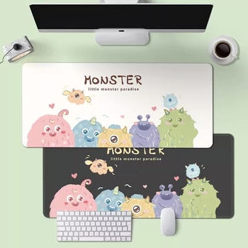Подложка за мишка Cartoon Monster, естествен каучук, неплъзгаща повърхност, печат с топлинен трансфер, персонализация с изображения