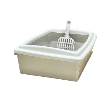 Кутия за котешки пясък с лопатка – PP материал, полузакрита конструкция, Xinsenze Pets