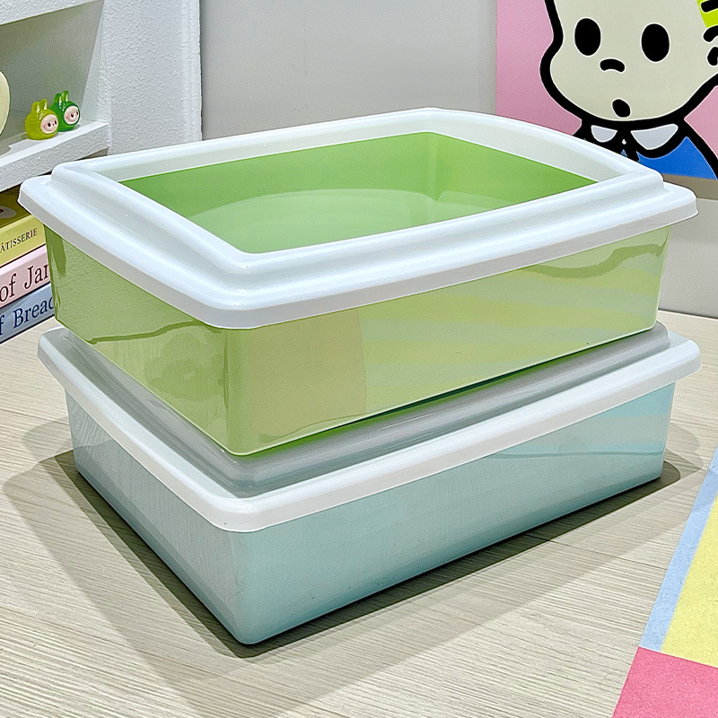 Кутия за котешки пясък с лопатка – PP материал, полузакрита конструкция, Xinsenze Pets