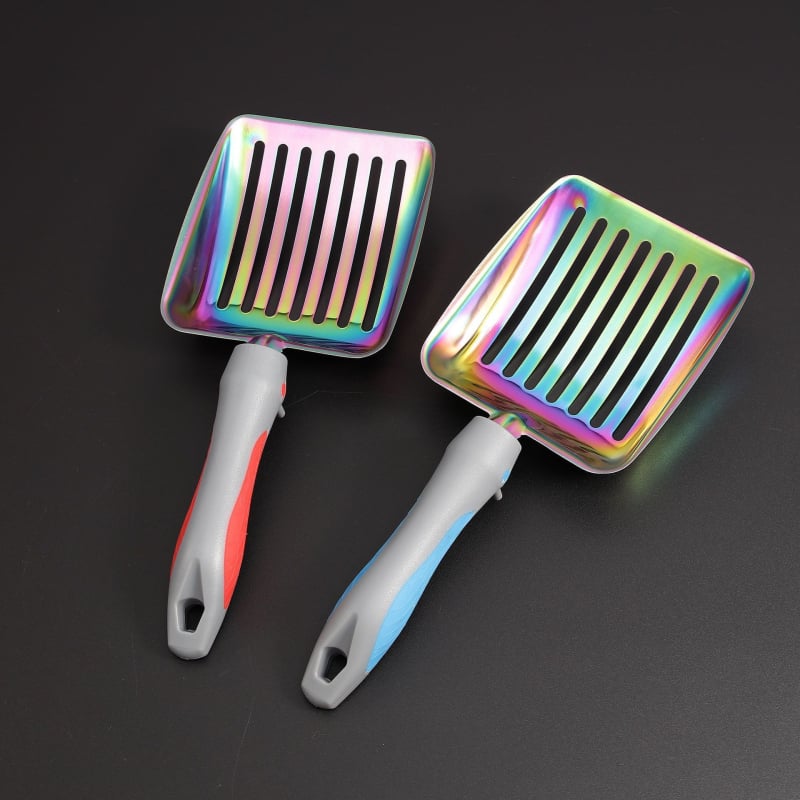 Lingură de nisip pentru pisici din plastic, design îngroșat, cod produs 740313552833