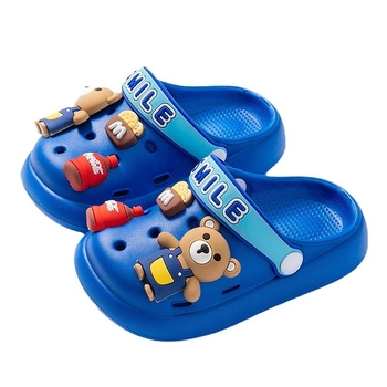 Sandale EVA perforate pentru copii, model desen animat, unisex, talpă și partea superioară din EVA, antiderapante