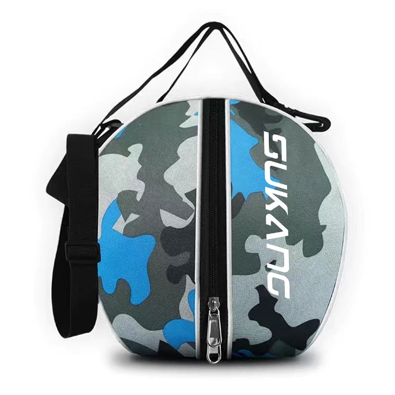 Rucsac de antrenament pentru baschet, material Oxford, buzunar din plasă, logo tipărit, curea pe un umăr