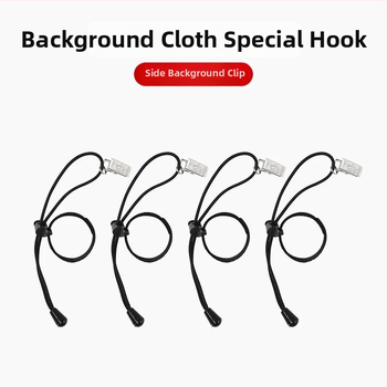 Clip pentru fundal fotografic cu benzi Velcro, material nylon, amestec nylon-polyester, utilizare industrială