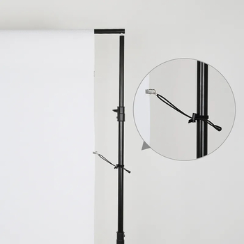 Clip pentru fundal fotografic cu benzi Velcro, material nylon, amestec nylon-polyester, utilizare industrială