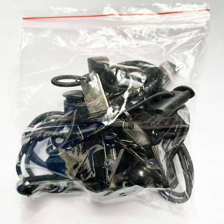 Clip pentru fundal fotografic cu benzi Velcro, material nylon, amestec nylon-polyester, utilizare industrială