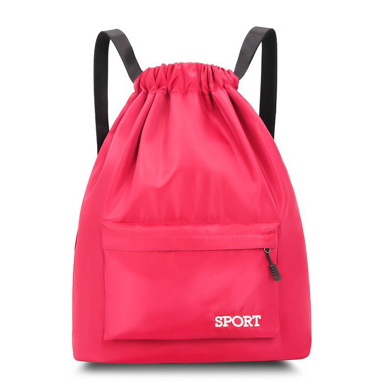 Nothing Lagani sportski ruksak s šnira za vanjske treninge – Oxford tkanina, zakrivljene naramenice, gradski stil