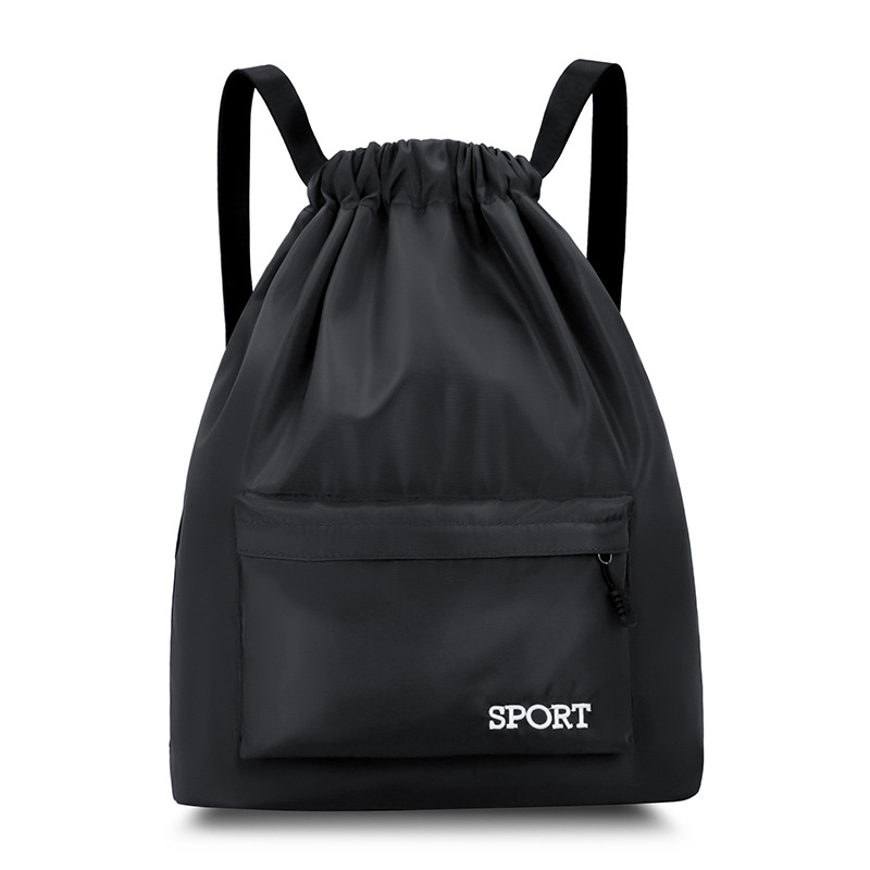 Nothing Lagani sportski ruksak s šnira za vanjske treninge – Oxford tkanina, zakrivljene naramenice, gradski stil