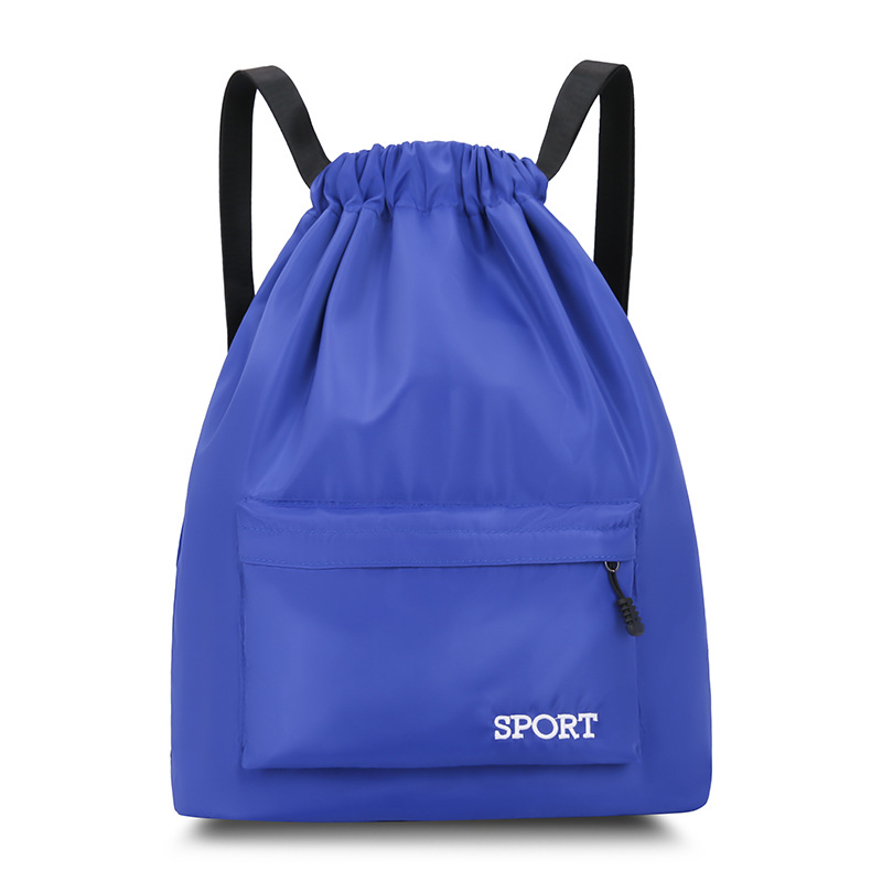 Nothing Lagani sportski ruksak s šnira za vanjske treninge – Oxford tkanina, zakrivljene naramenice, gradski stil