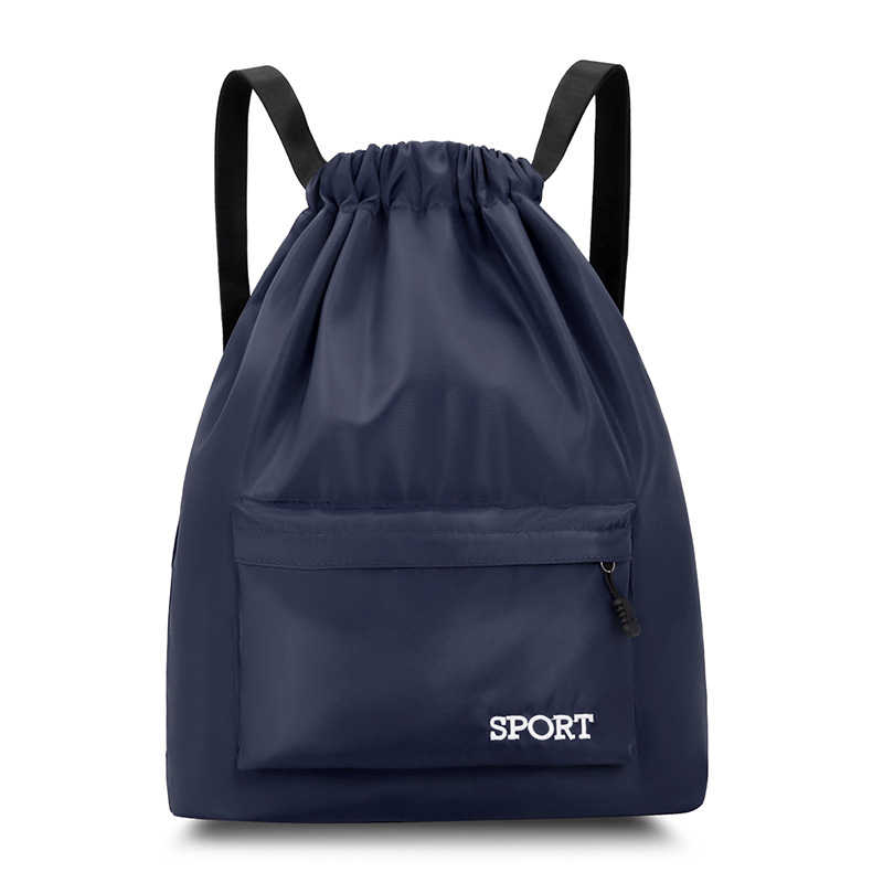Nothing Lagani sportski ruksak s šnira za vanjske treninge – Oxford tkanina, zakrivljene naramenice, gradski stil