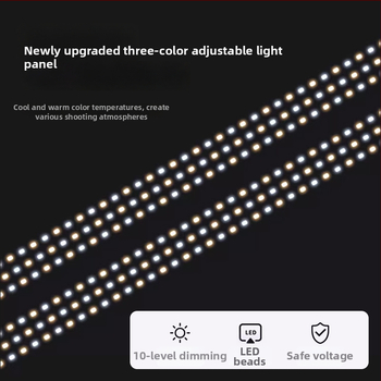 Štúdiová LED sklopná svetelná krabica na fotografovanie, Oxford látka konštrukcia, skladací dizajn, LATZZ, hmotnosť 5,4 kg