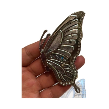 Πίσω αυτοκόλλητο για κινητό με 3D πεταλούδα από ρευστό άμμο, συμβατό με Apple/Huawei/Samsung – Πλαστικό, IP στυλ