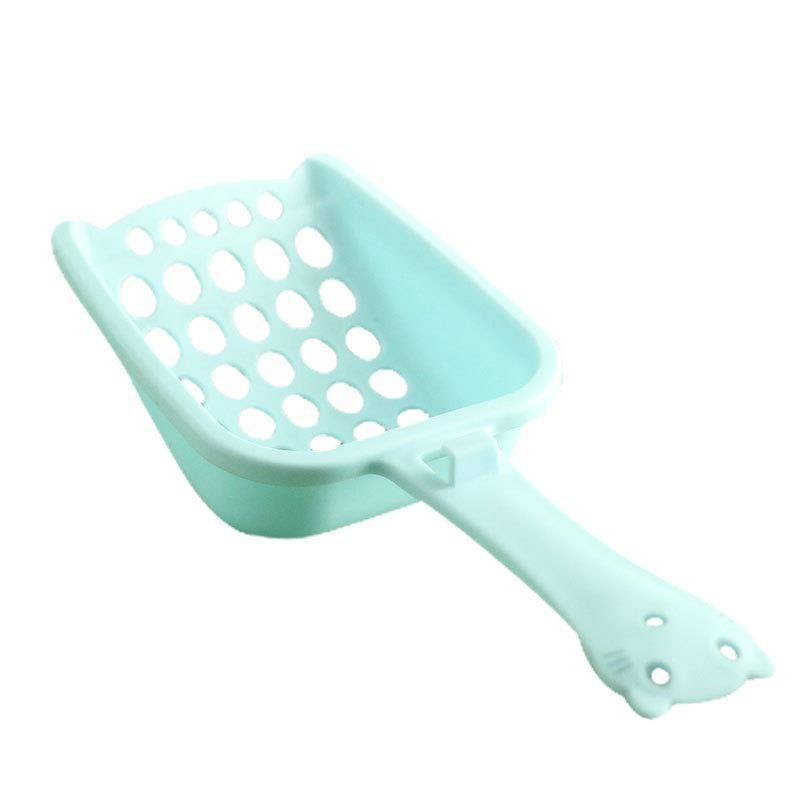 Lopățică pentru nisip de pisică cu găuri mari, material PP, brand Flower Season