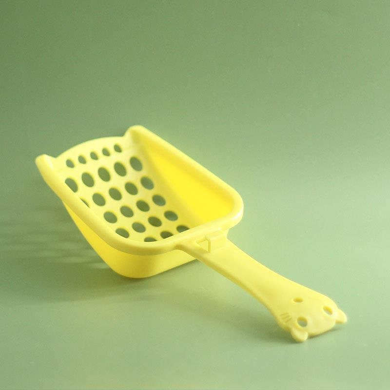 Lopățică pentru nisip de pisică cu găuri mari, material PP, brand Flower Season